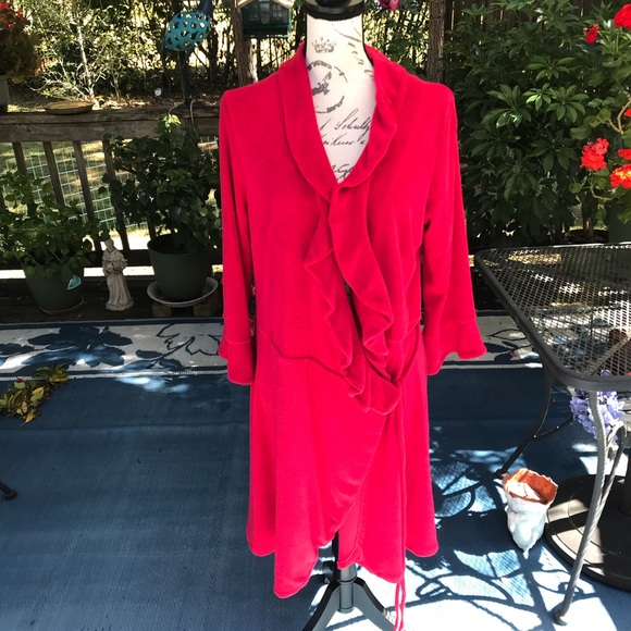 Cosies Pink Ruffle Robe Victoria's Secret | Intimates & Sleepwear | Victorias Secret Angels ...